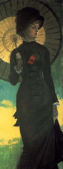 James Tissot Mrs.Newton with a Parasol, China oil painting art